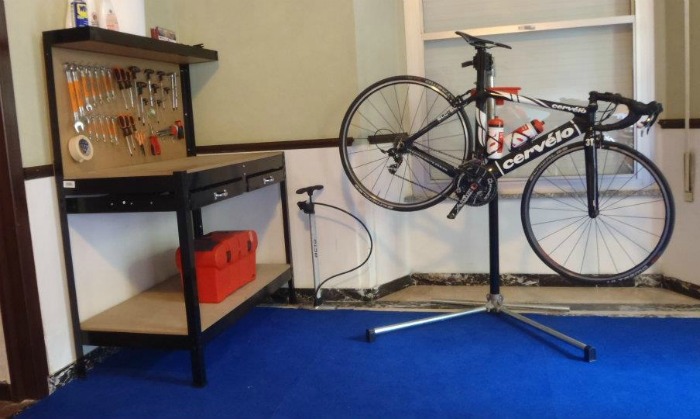 workshop and bike storage