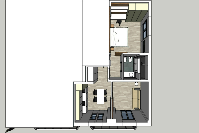 arcioun suite trilocale